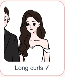 Long curls hairstyle option
